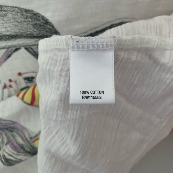 Disney D-Signed Glitter Girl Sketch Embellished Tee Size Medium (10/12) - Picture 3 of 3